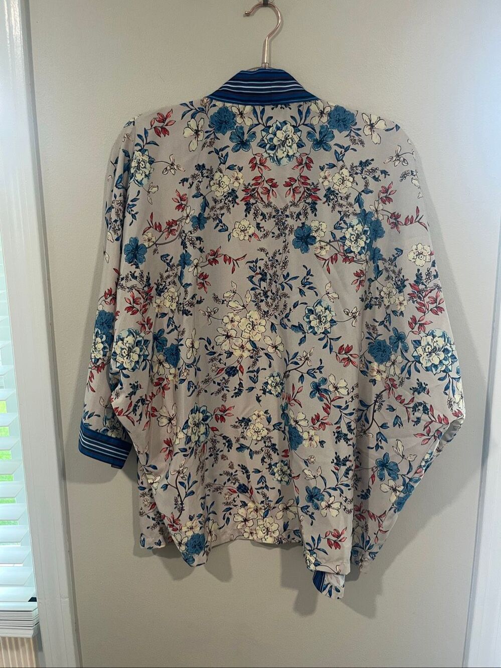 Gerard Darel Adeline Floral Print Kimo Ecru Size 1 - Picture 5 of 5